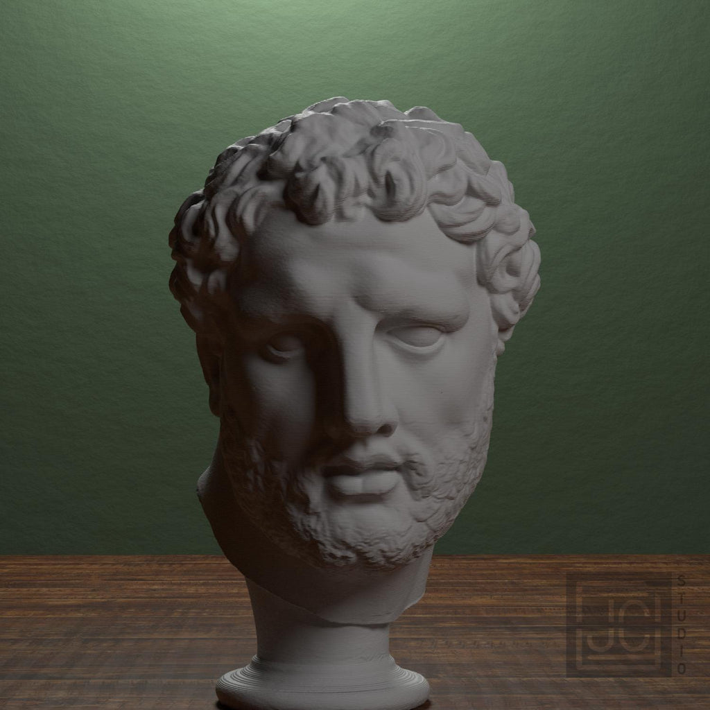 Ancient Portrait Head No. 0448 3D Printed Collectible Bust