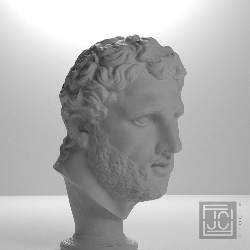 Ancient Portrait Head No. 0448 3D Printed Collectible Bust