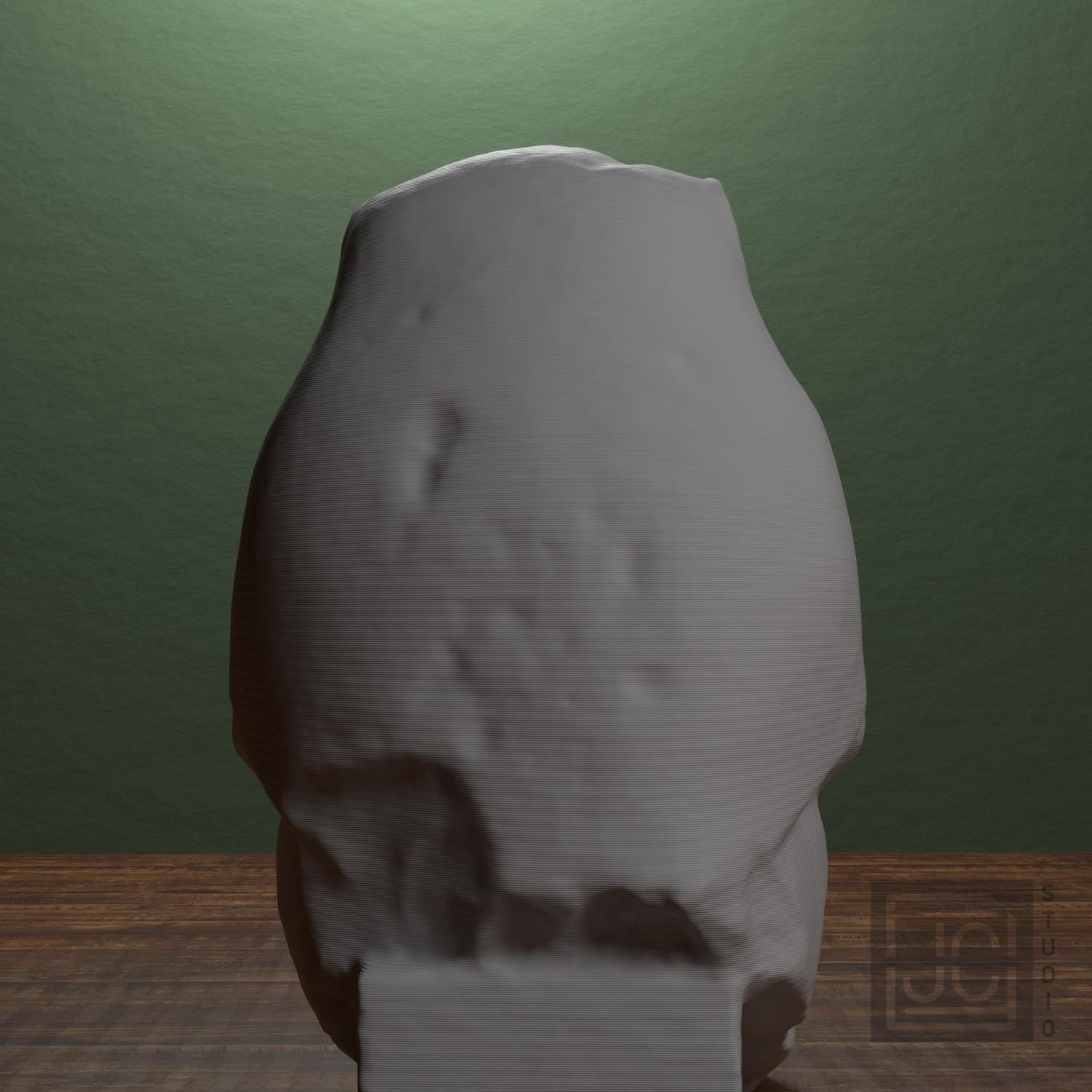 Baboon Statuette 3D Printed Museum Replica