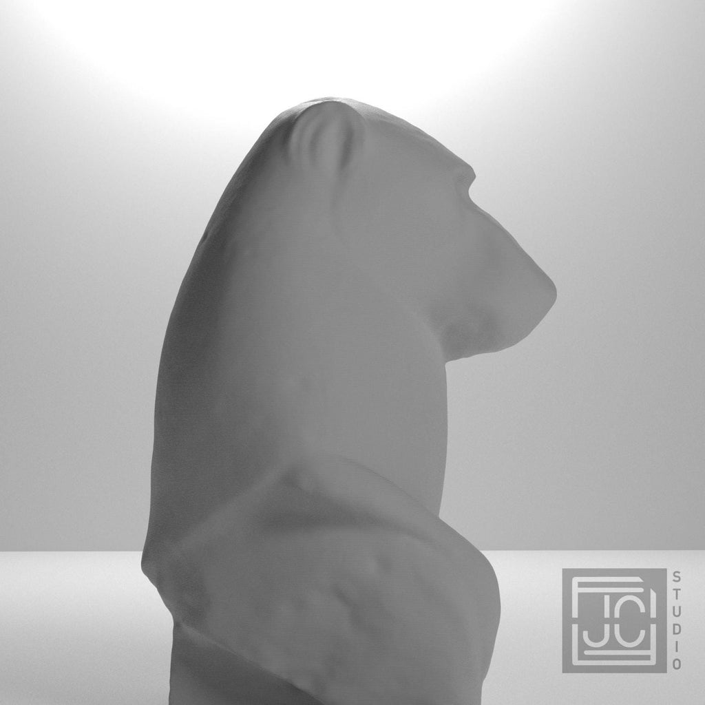 Baboon Statuette 3D Printed Museum Replica