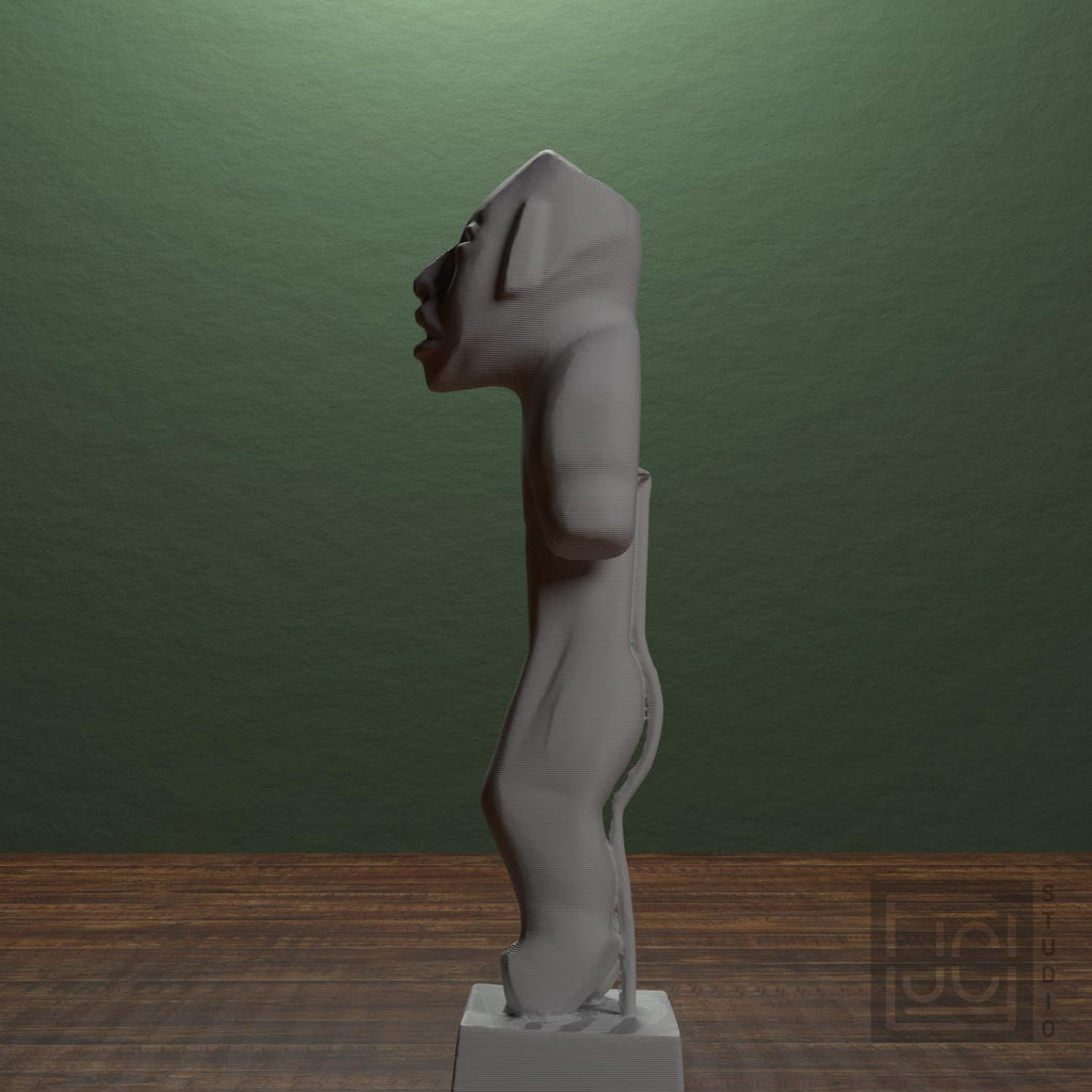 Olmec Man 3D Printed Museum Replica