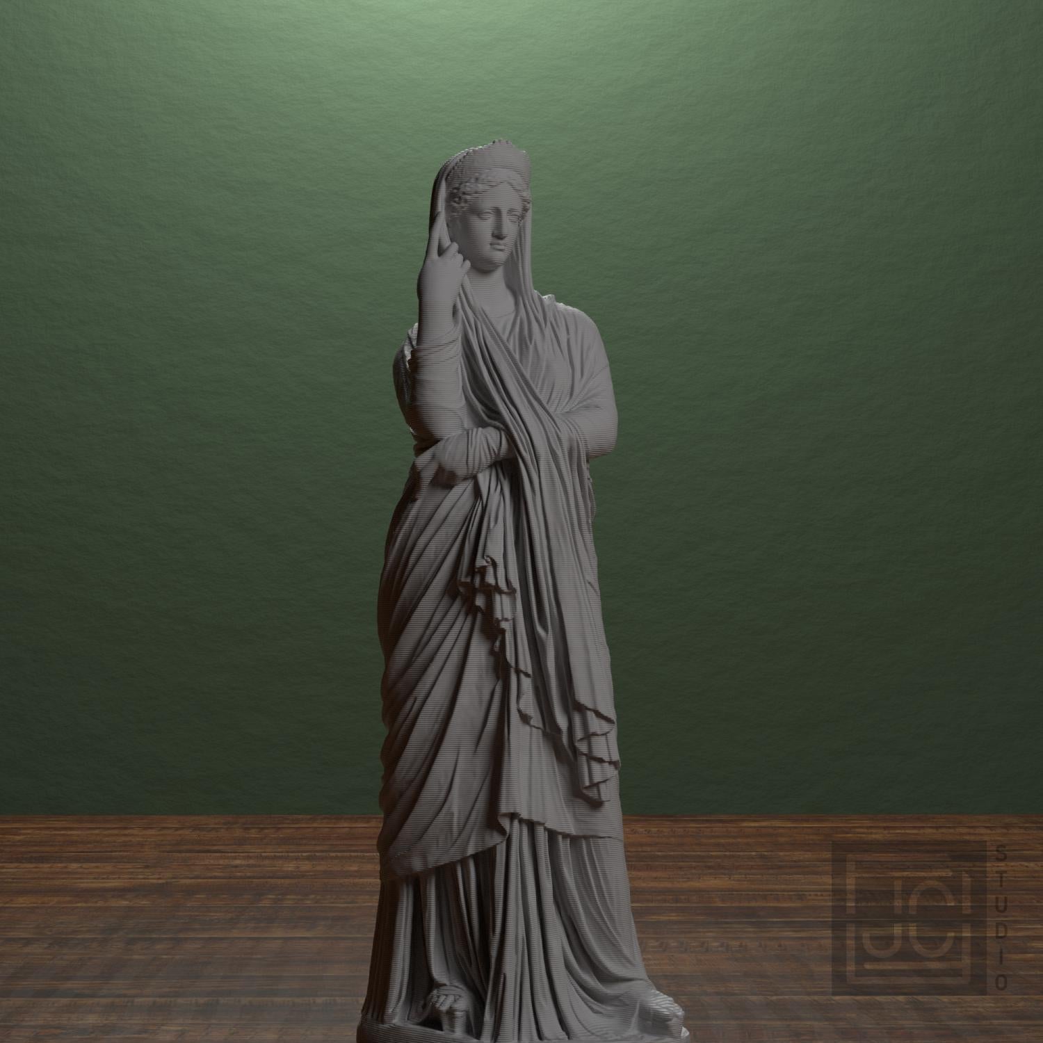 Pudicitia-Type Woman 3D Printed Museum Replica