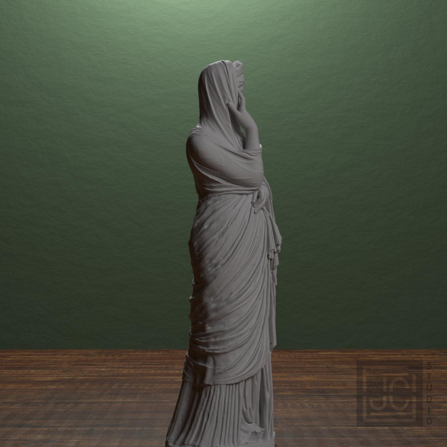 Pudicitia-Type Woman 3D Printed Museum Replica