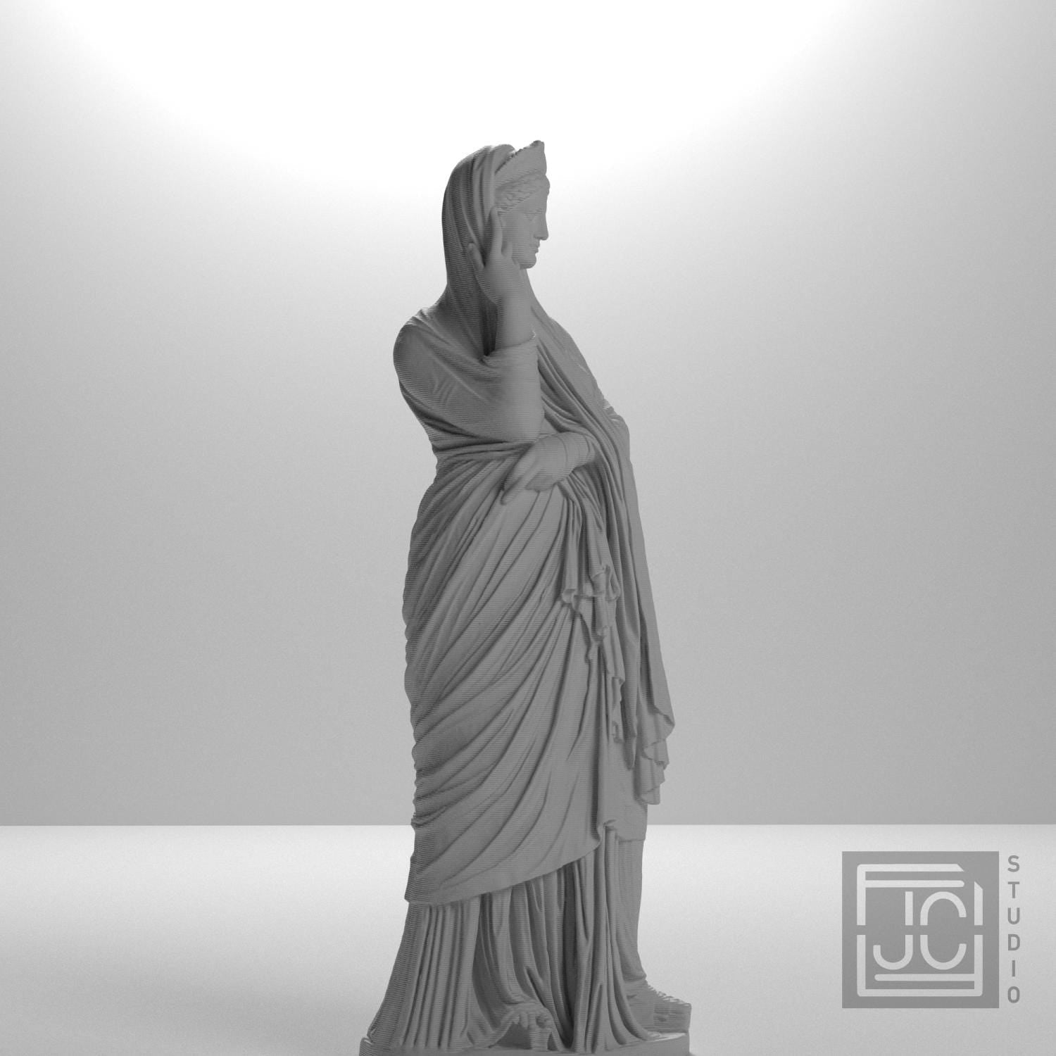Pudicitia-Type Woman 3D Printed Museum Replica