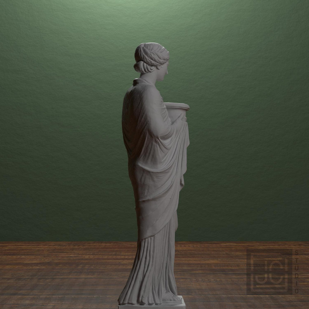 Priestess or Muse 3D Printed Museum Replica
