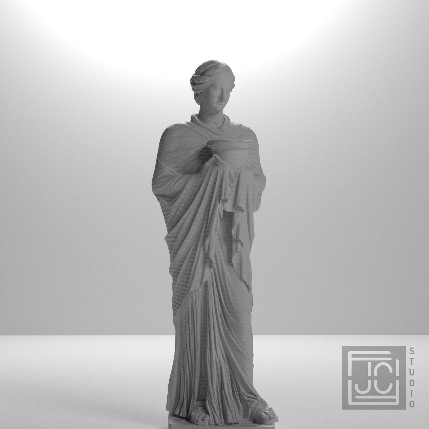 Priestess or Muse 3D Printed Museum Replica