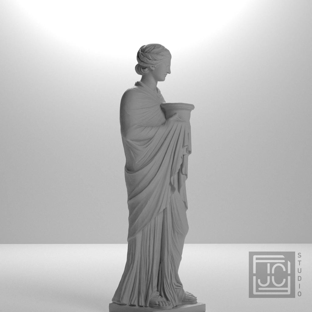 Priestess or Muse 3D Printed Museum Replica