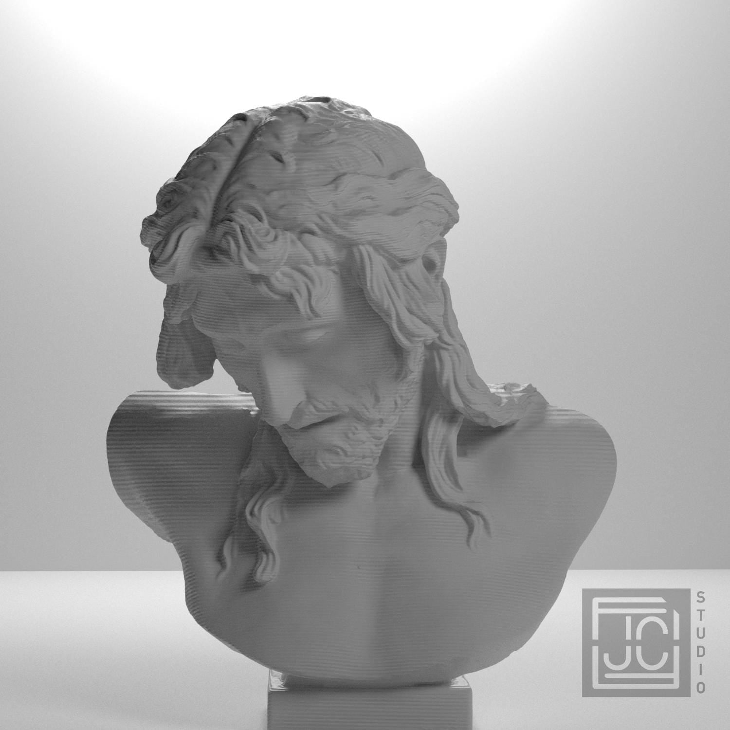 Christ on the Crucifix 3D Printed Collectible Sculpture