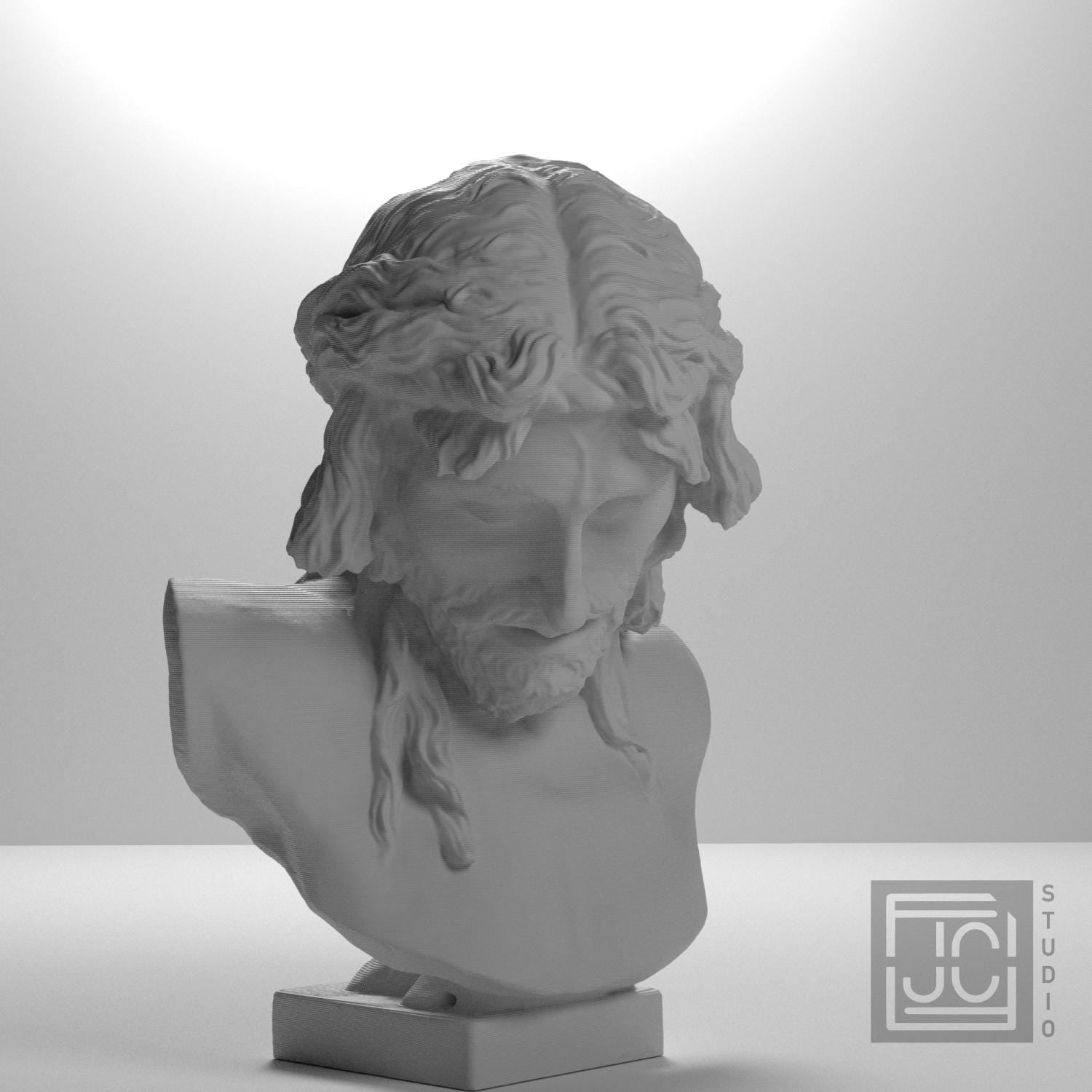 Christ on the Crucifix 3D Printed Collectible Sculpture