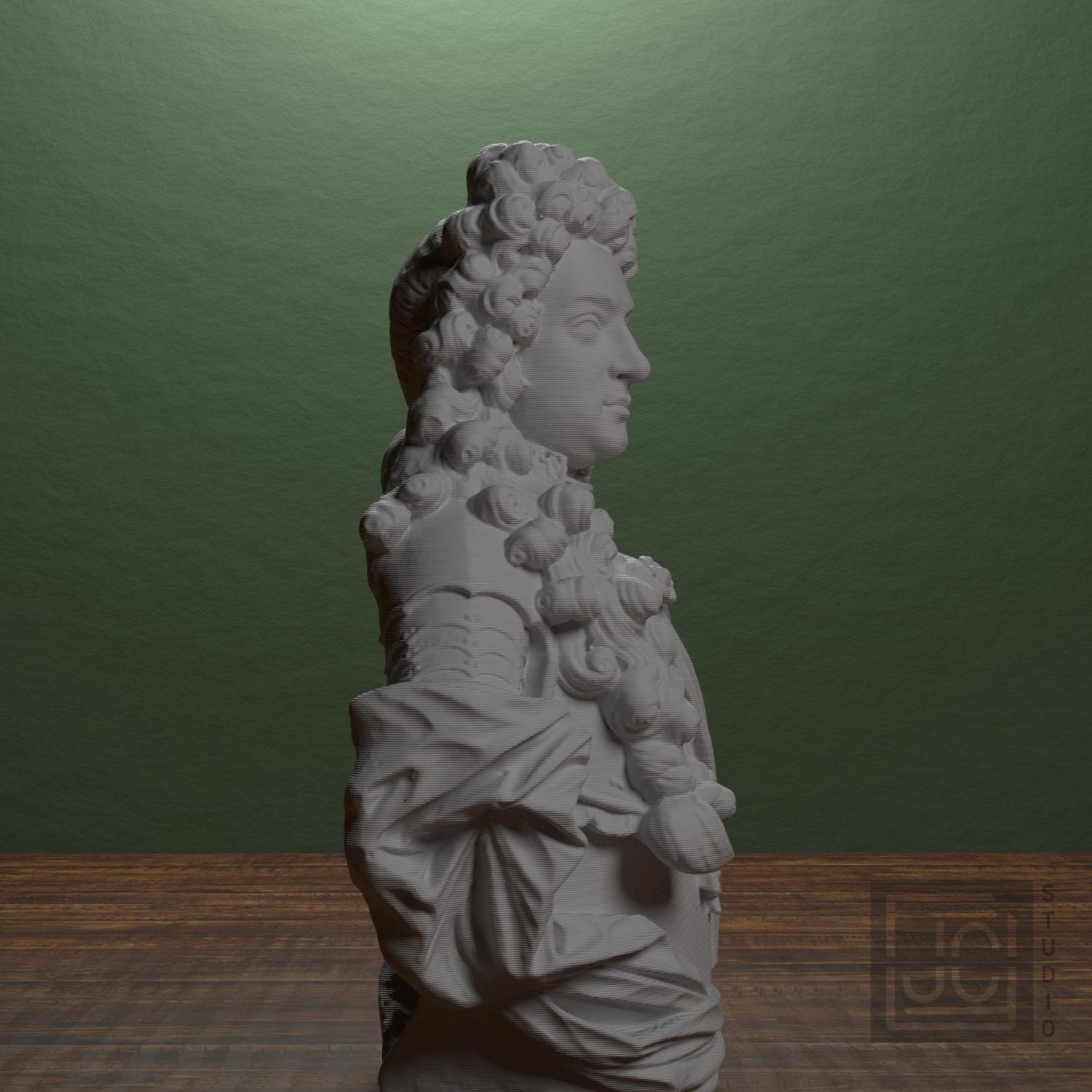 Captain Moritz Hartmann 3D Printed Collectible Bust