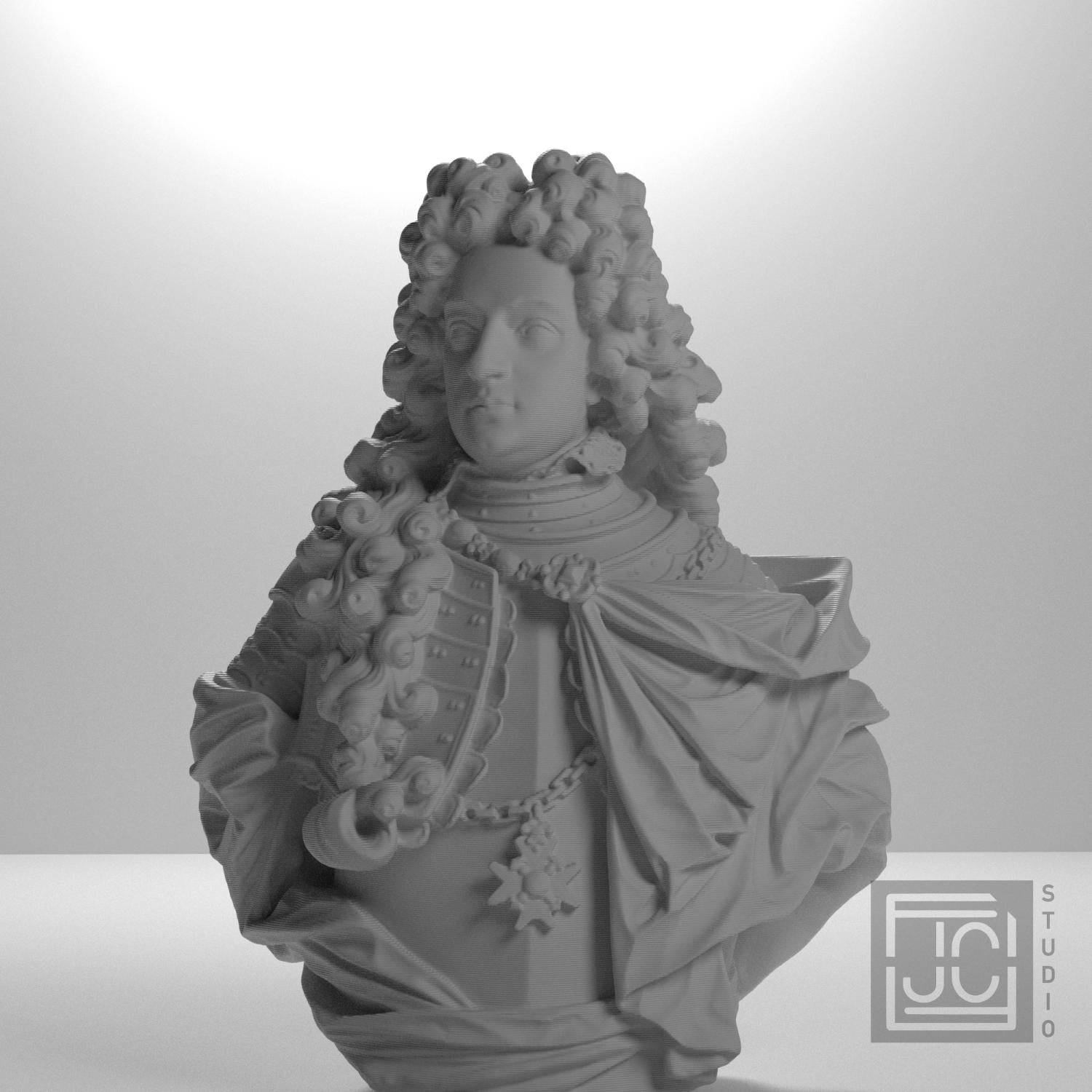 Captain Moritz Hartmann 3D Printed Collectible Bust