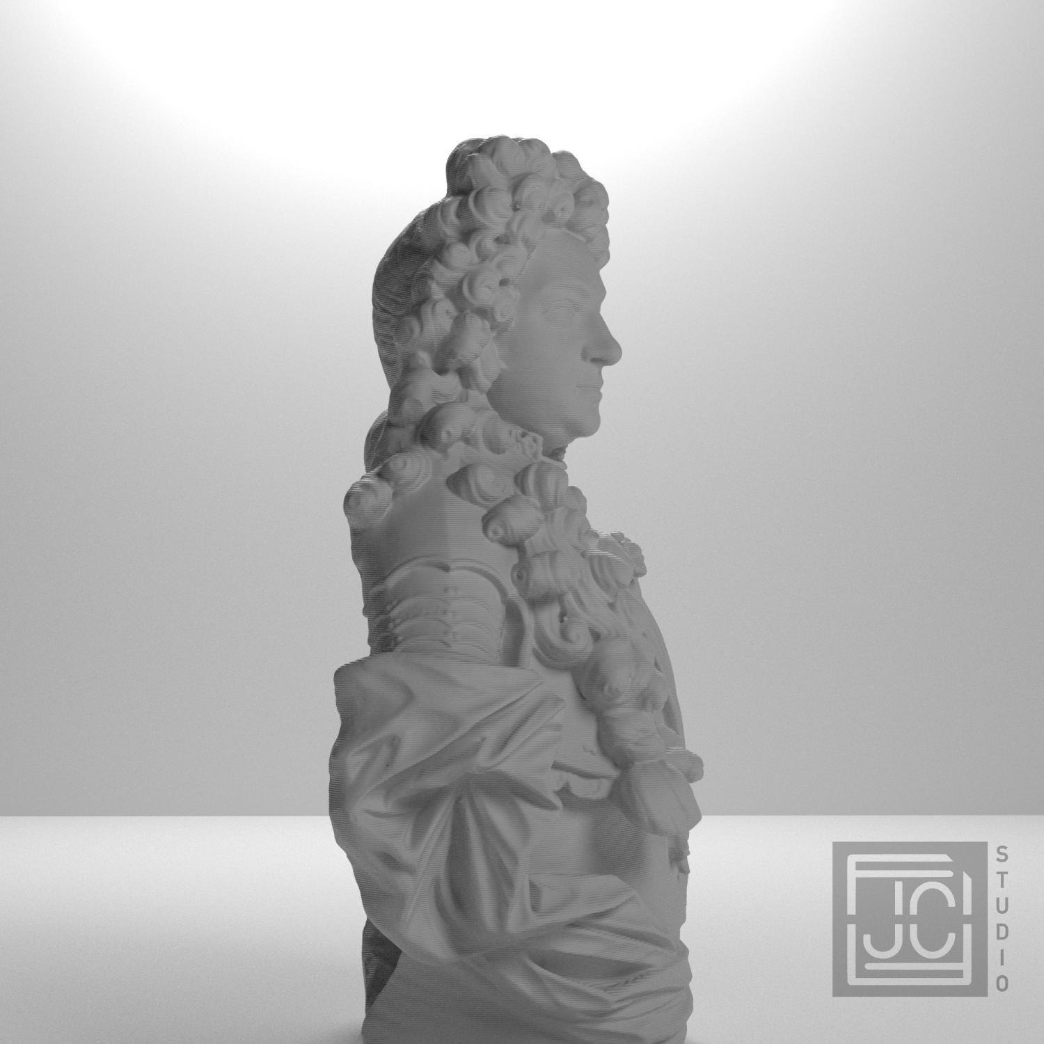 Captain Moritz Hartmann 3D Printed Collectible Bust
