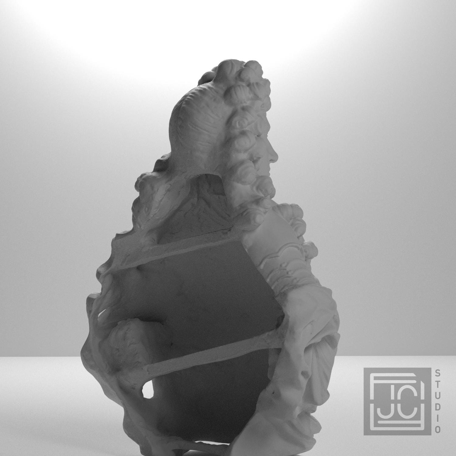 Captain Moritz Hartmann 3D Printed Collectible Bust