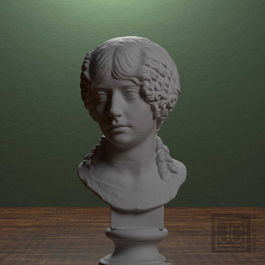Minatia Polla 3D Printed Museum Portrait Replica