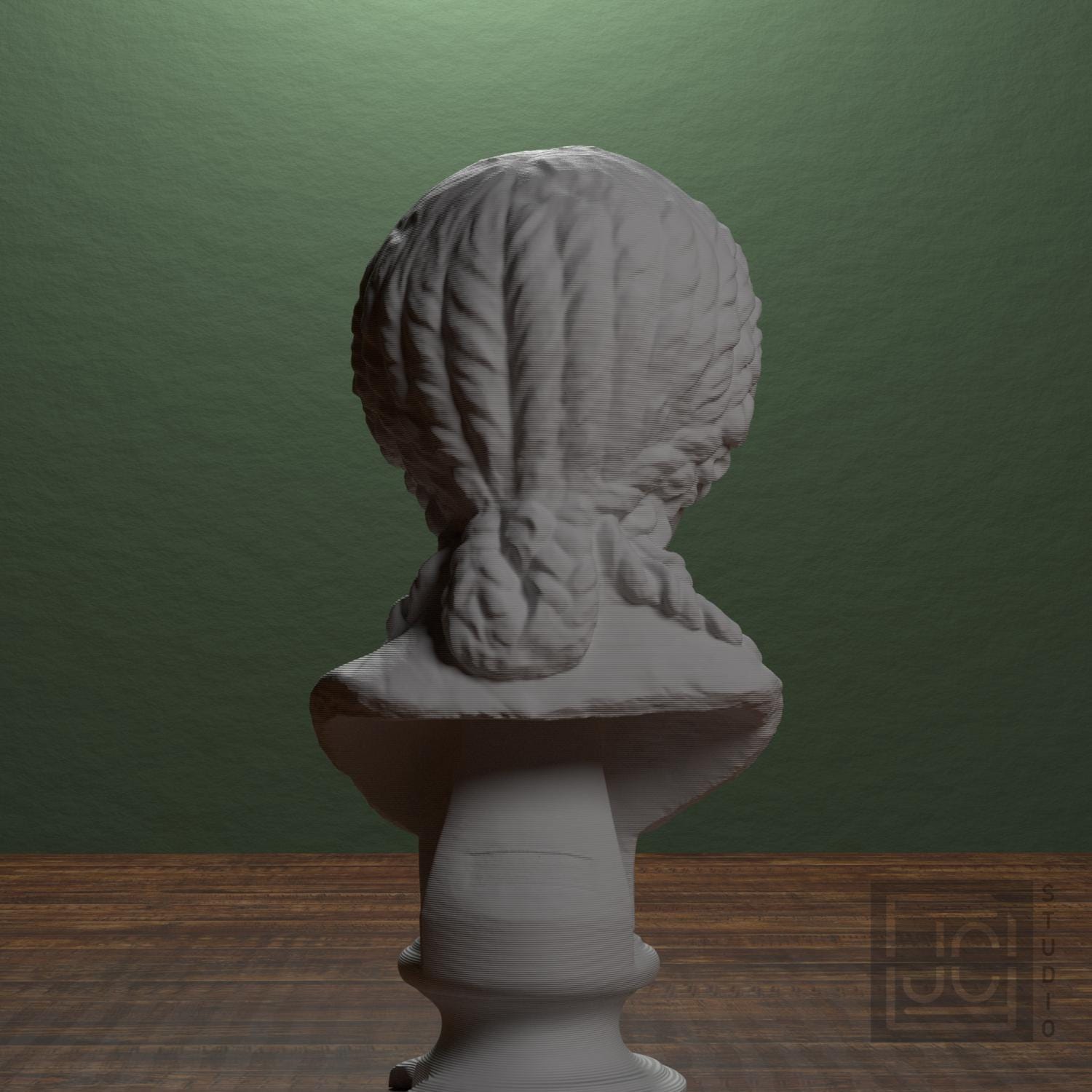 Minatia Polla 3D Printed Museum Portrait Replica