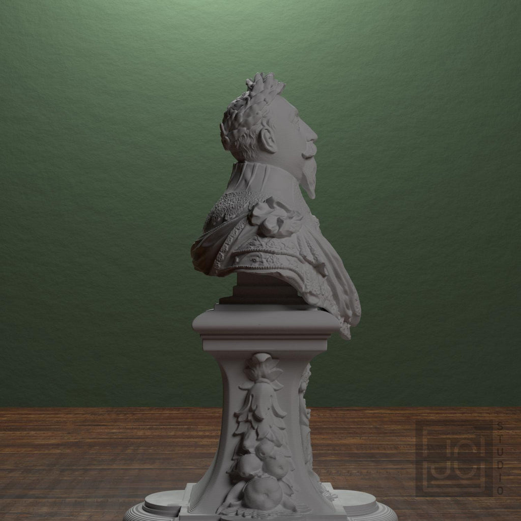 Gustav II Adolf, King of Sweden 3D Printed Collectible Bust