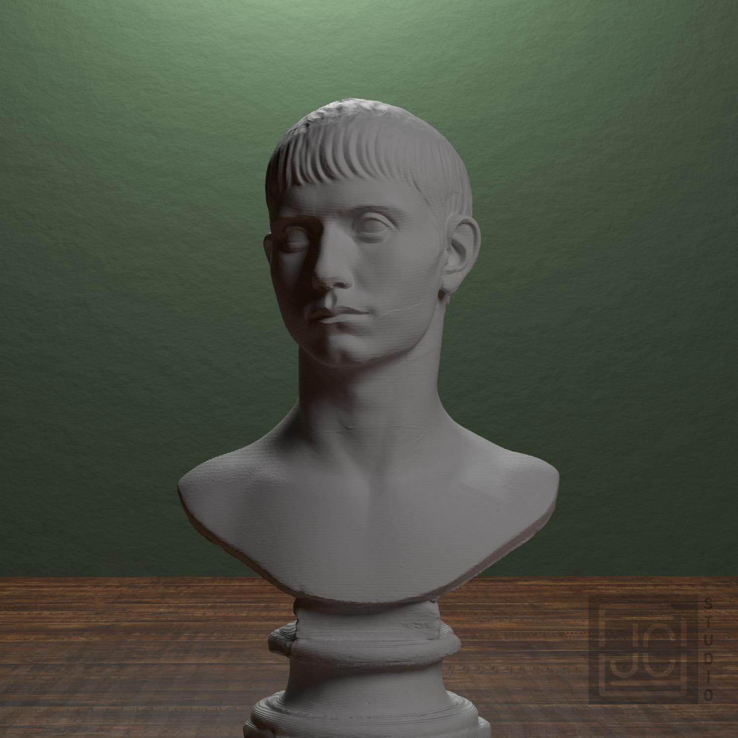 Young Man with Short Hair
