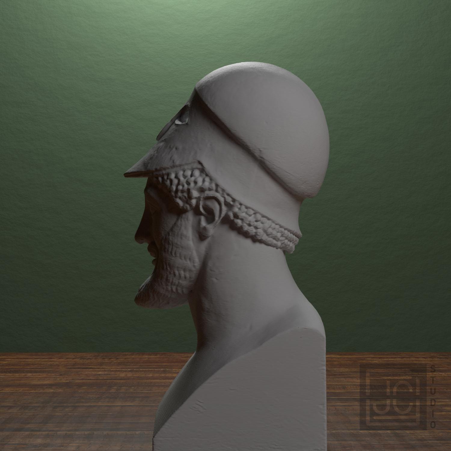 Warrior with Helmet Miltiades