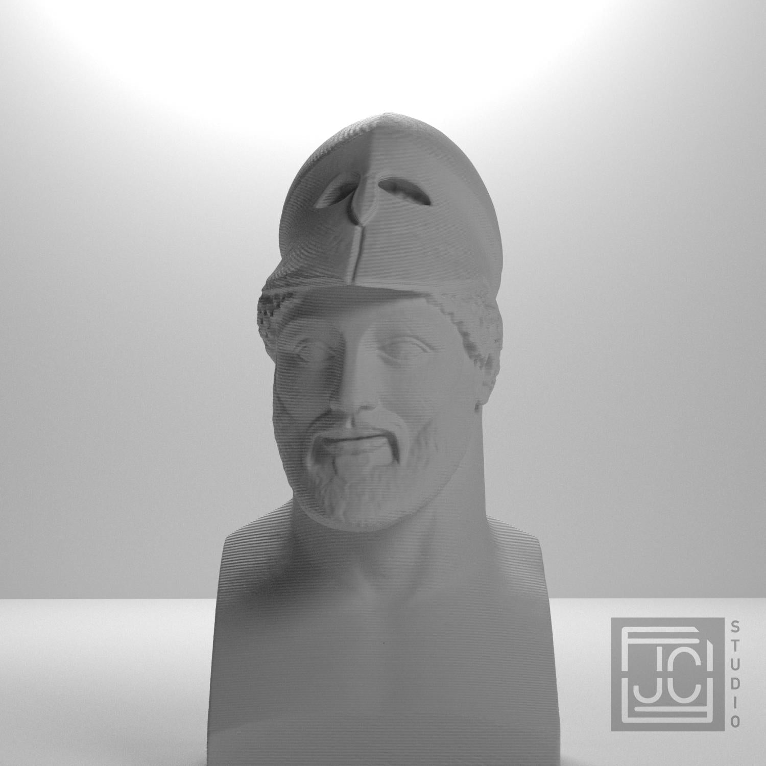 Warrior with Helmet Miltiades