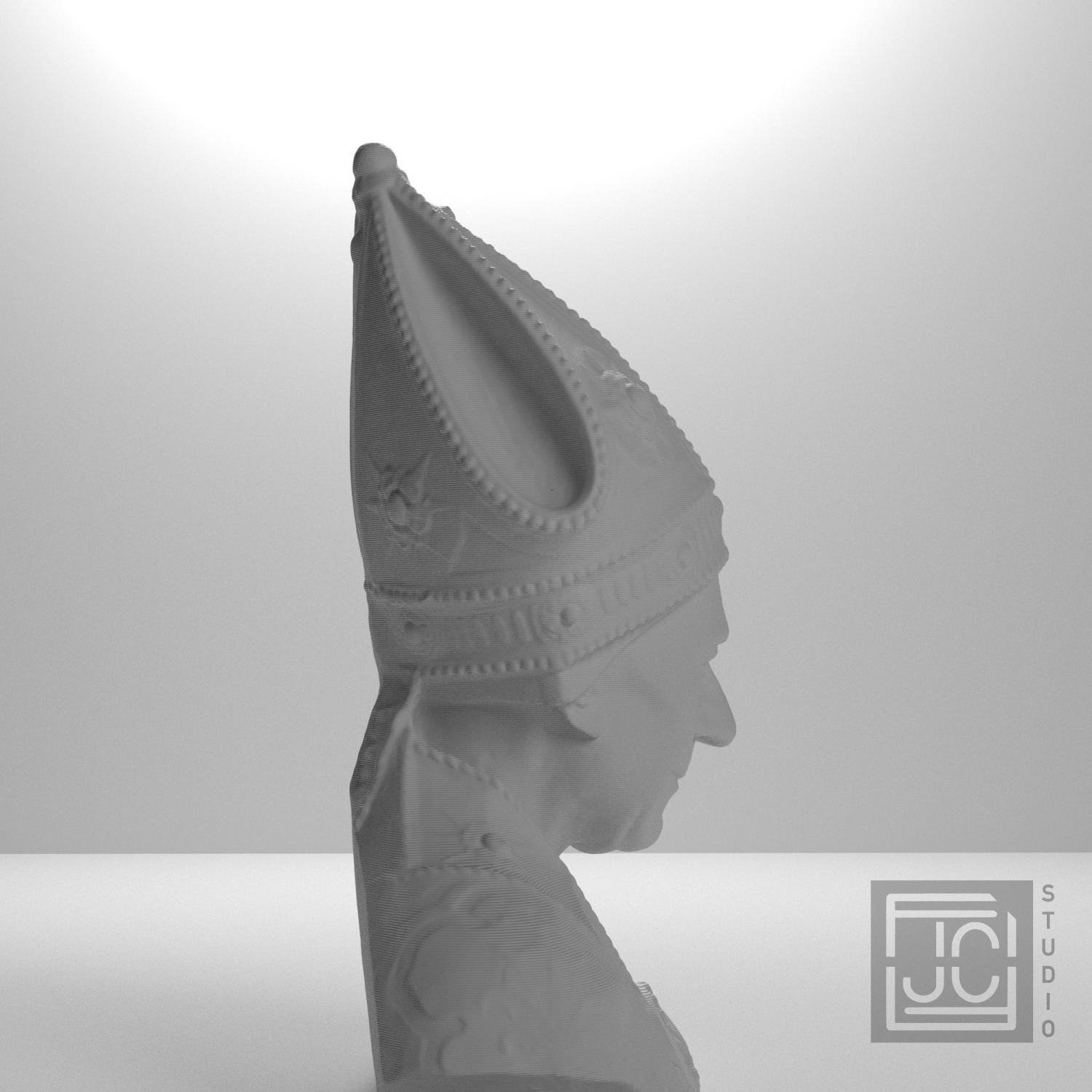 Bishop Leonardo Salutati 3D Printed Collectible Bust