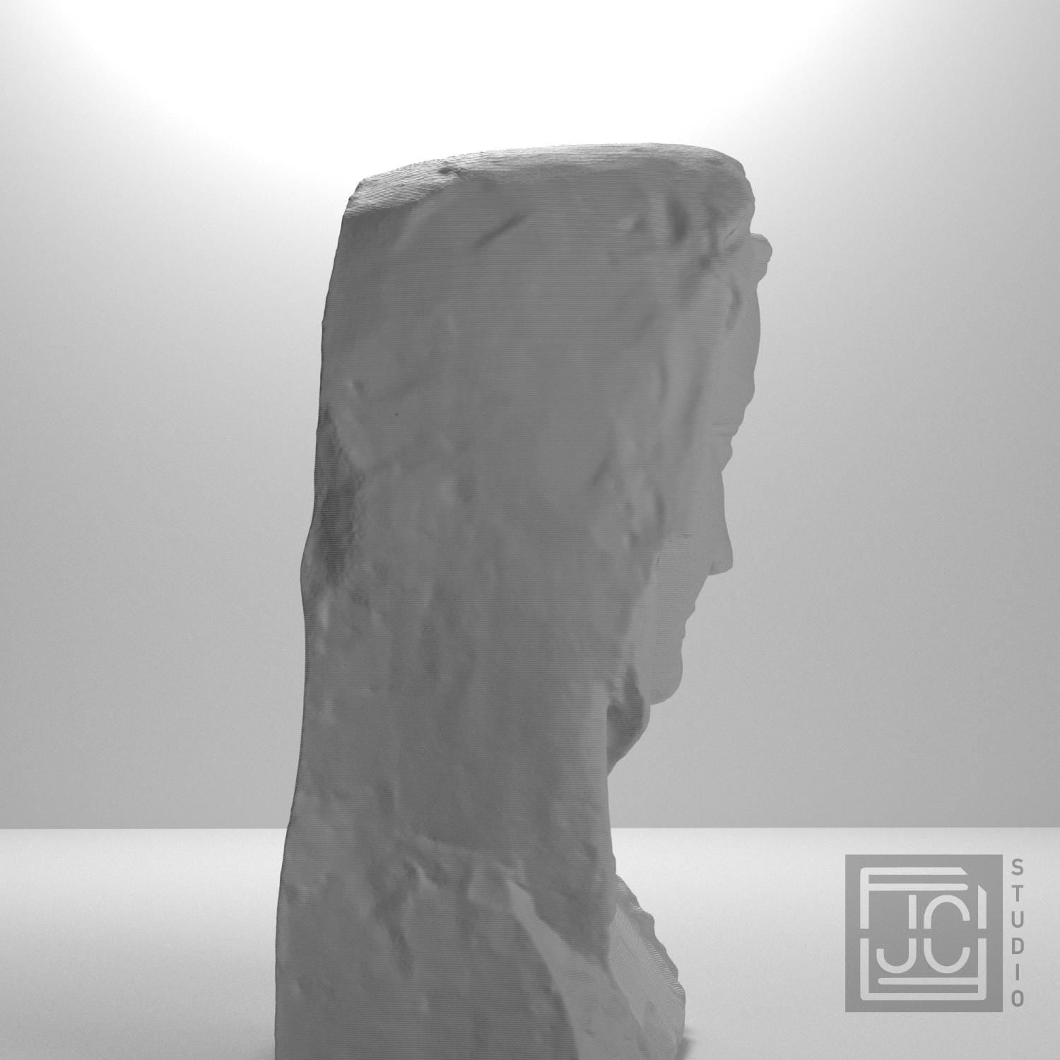 Head of a Wise Virgin 3D Printed Museum Replica