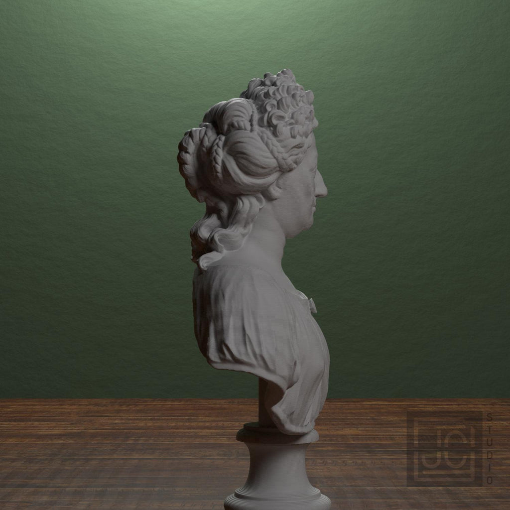 Queen Kristina of Sweden 3D Printed Museum Portrait Replica