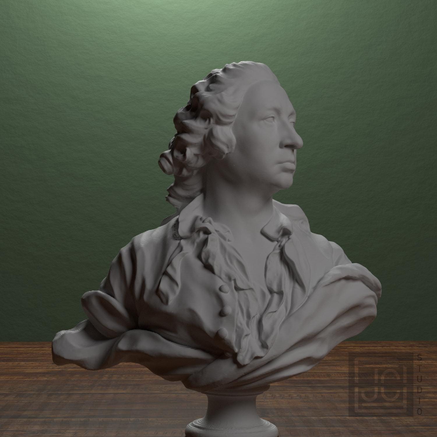 C. G. T. Taraval 3D Printed Collectible Bust