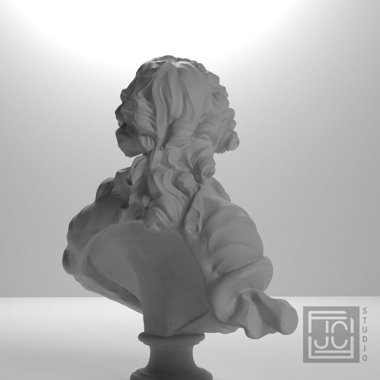 C. G. T. Taraval 3D Printed Collectible Bust