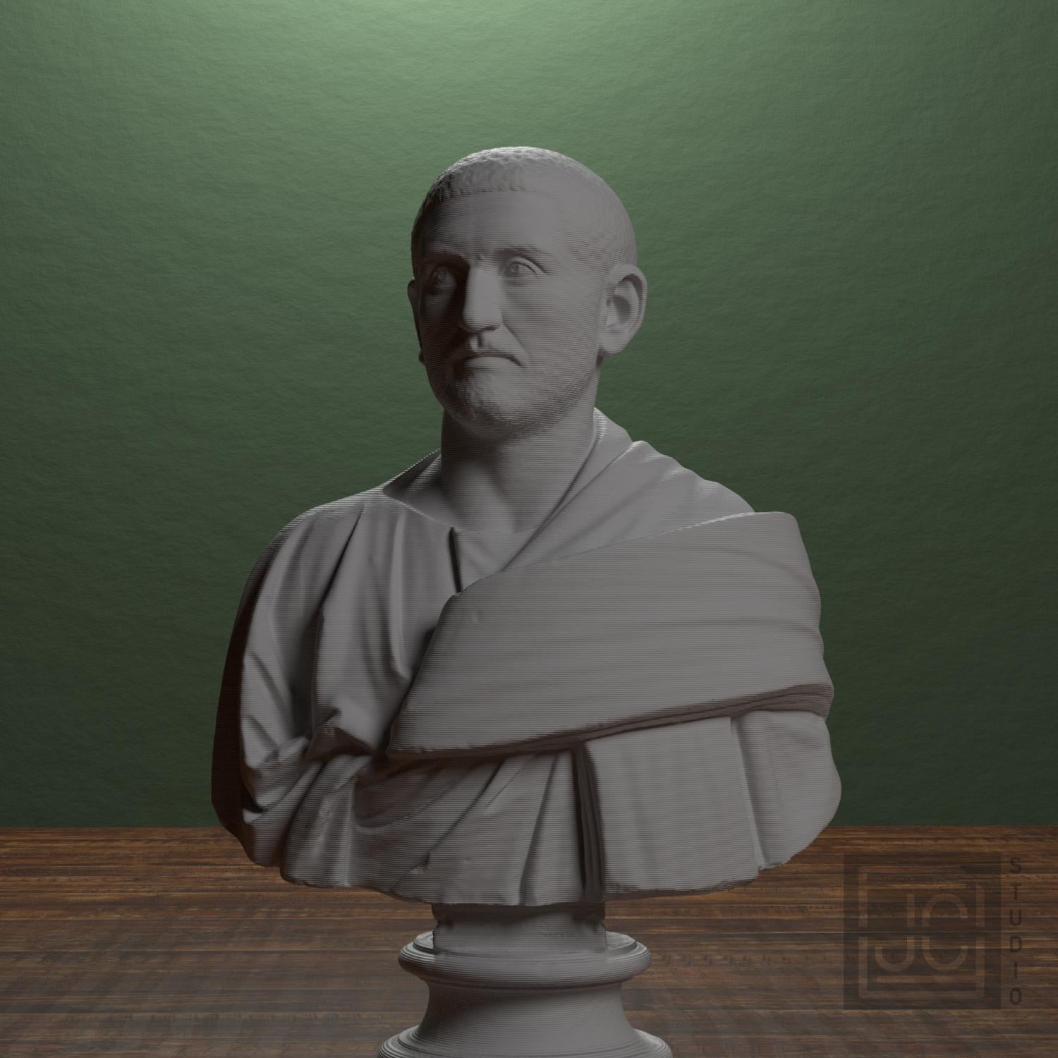 Gordianus Africanus (?) 3D Printed Collectible Bust