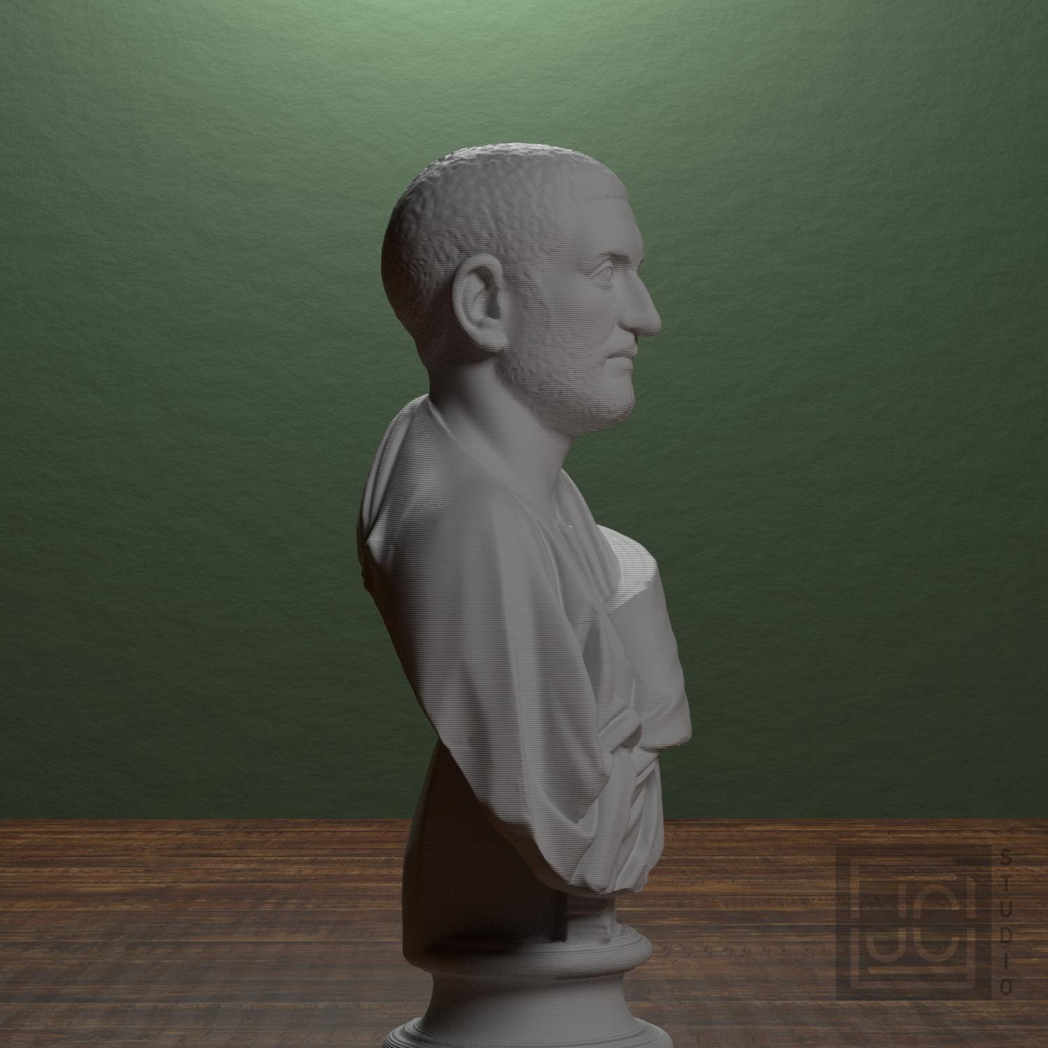 Gordianus Africanus (?) 3D Printed Collectible Bust