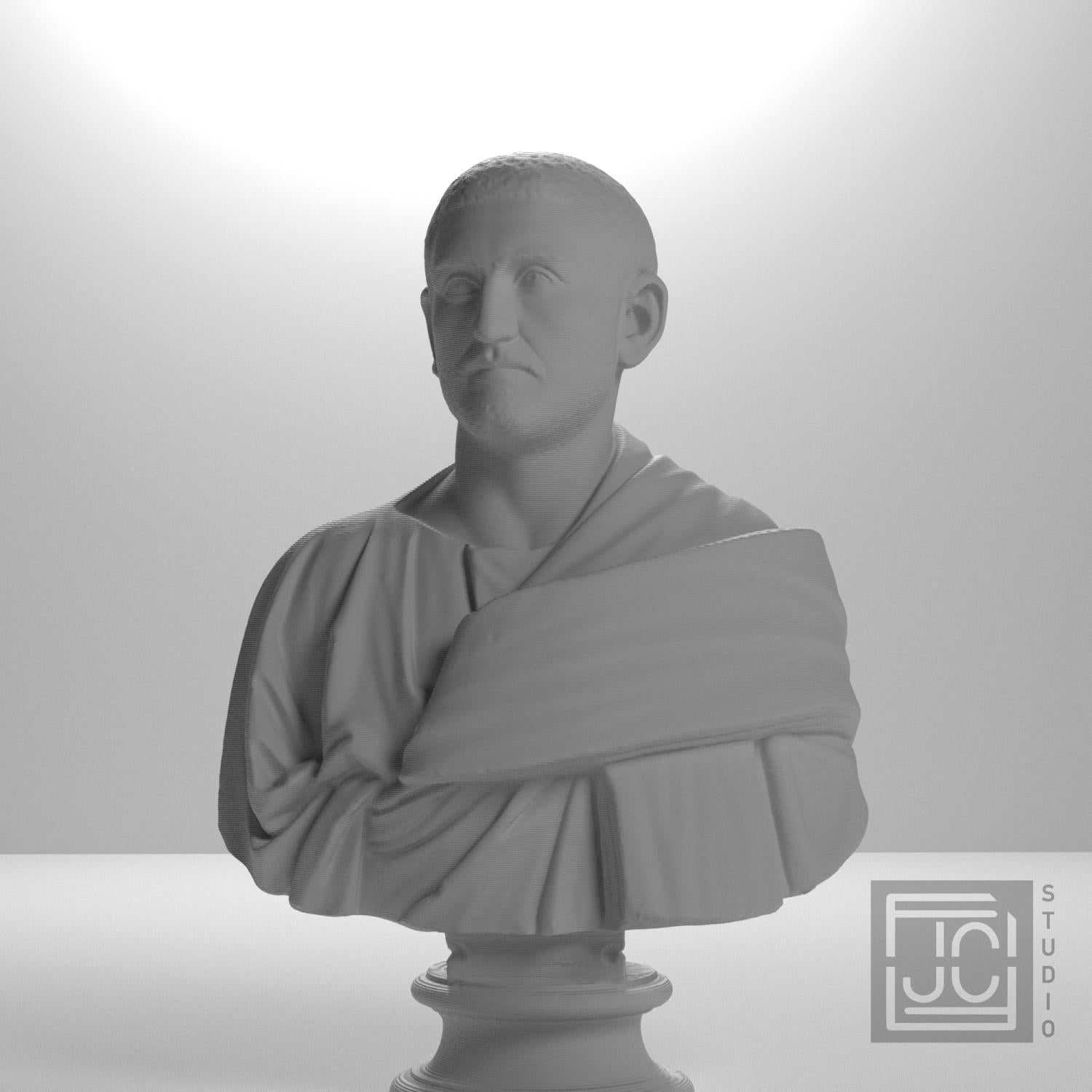 Gordianus Africanus (?) 3D Printed Collectible Bust