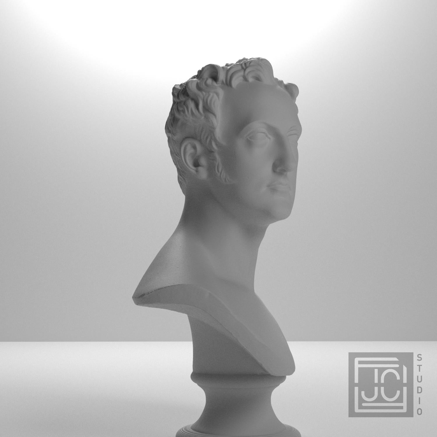 Nicholas I of Russia 3D Printed Collectible Bust