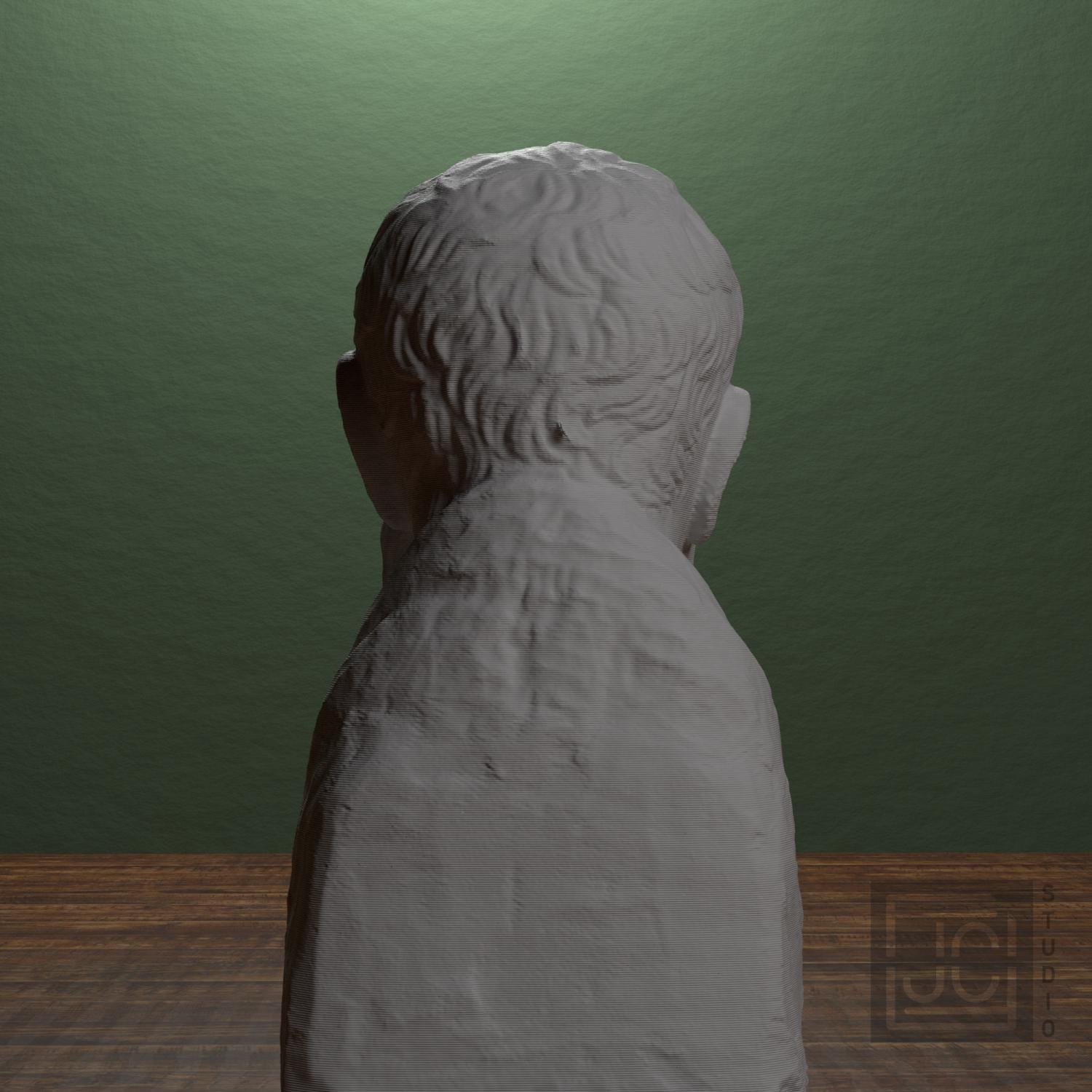 Zeno of Kition 3D Printed Collectible Bust