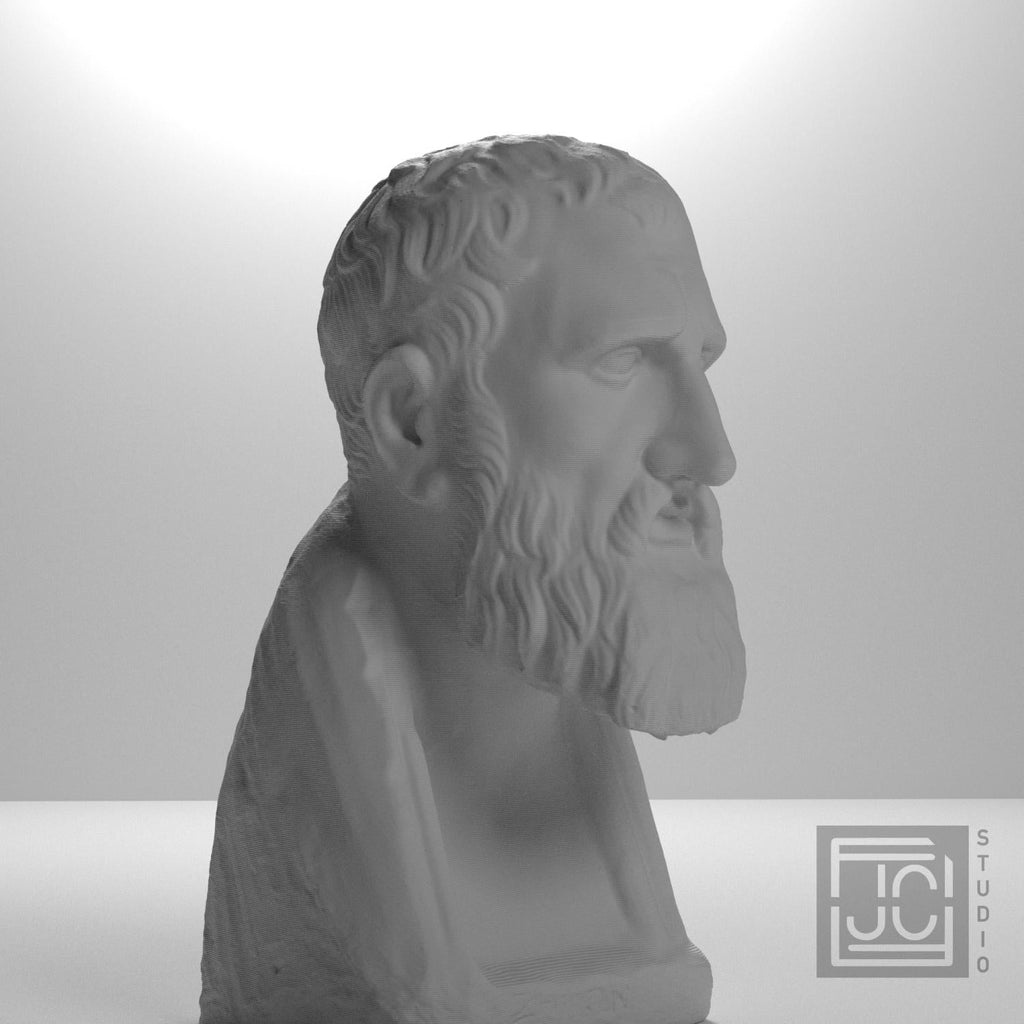 Zeno of Kition 3D Printed Collectible Bust