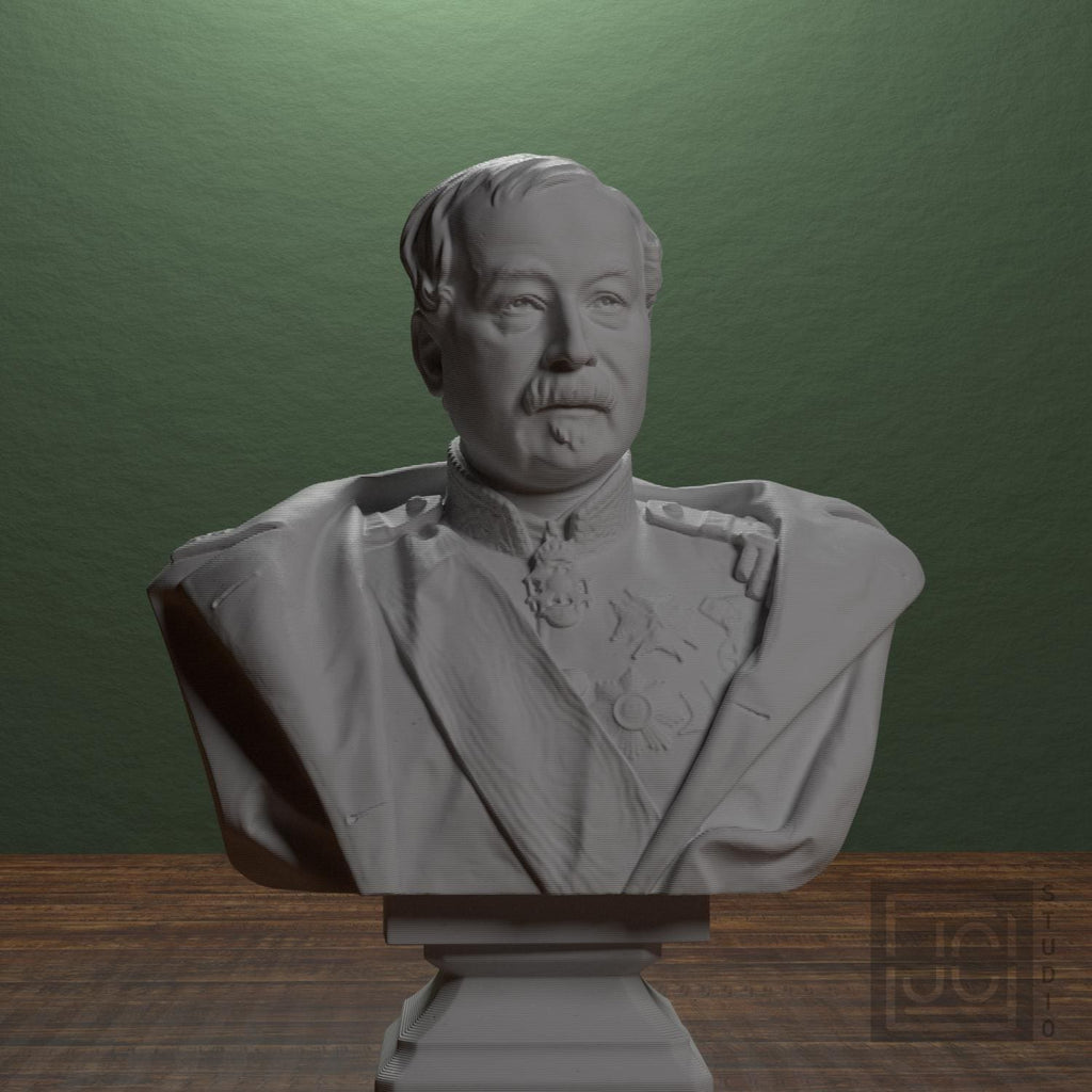 Major General Johan af Kleen 3D Printed Collectible Bust