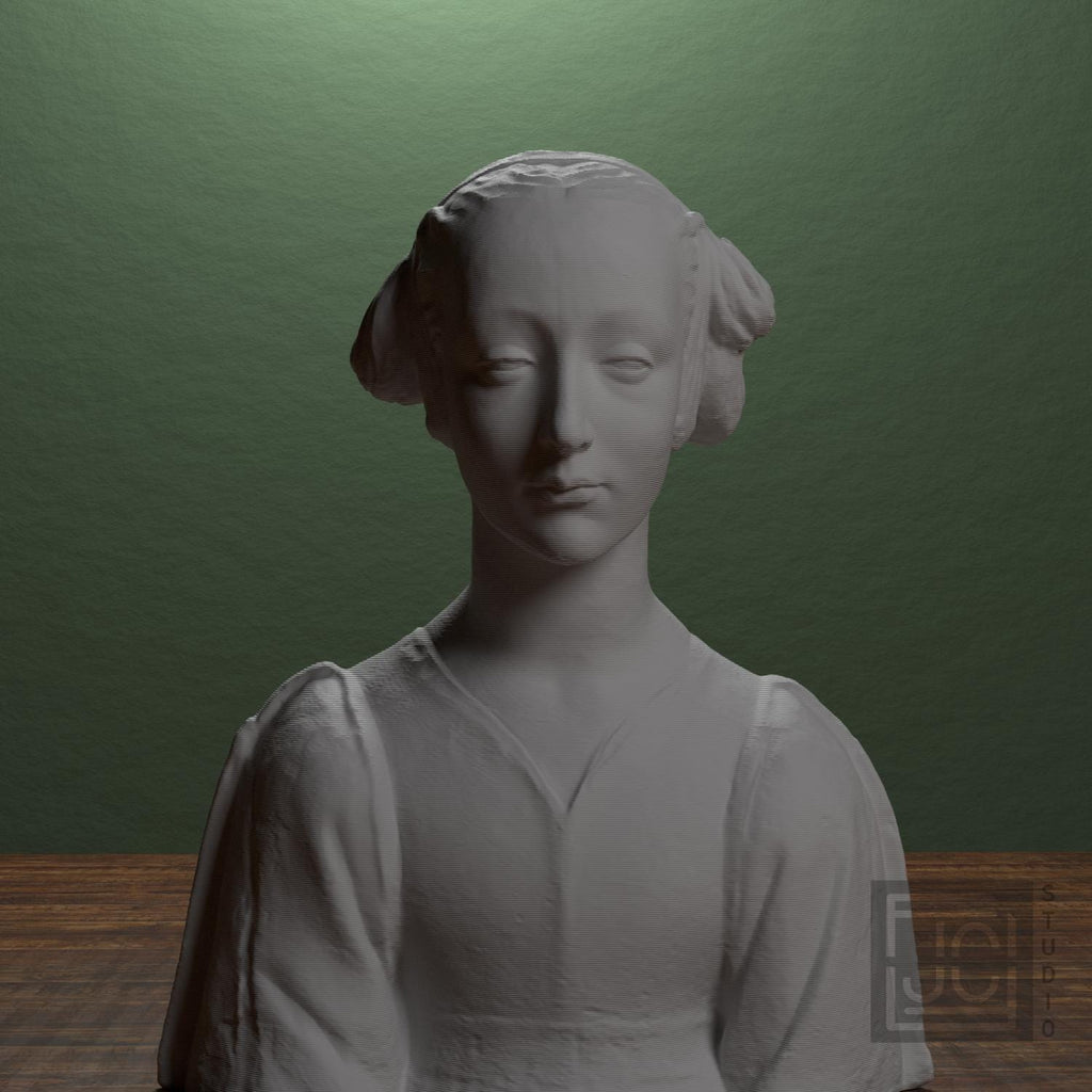 Portrait of a Woman 3D Printed Museum Replica