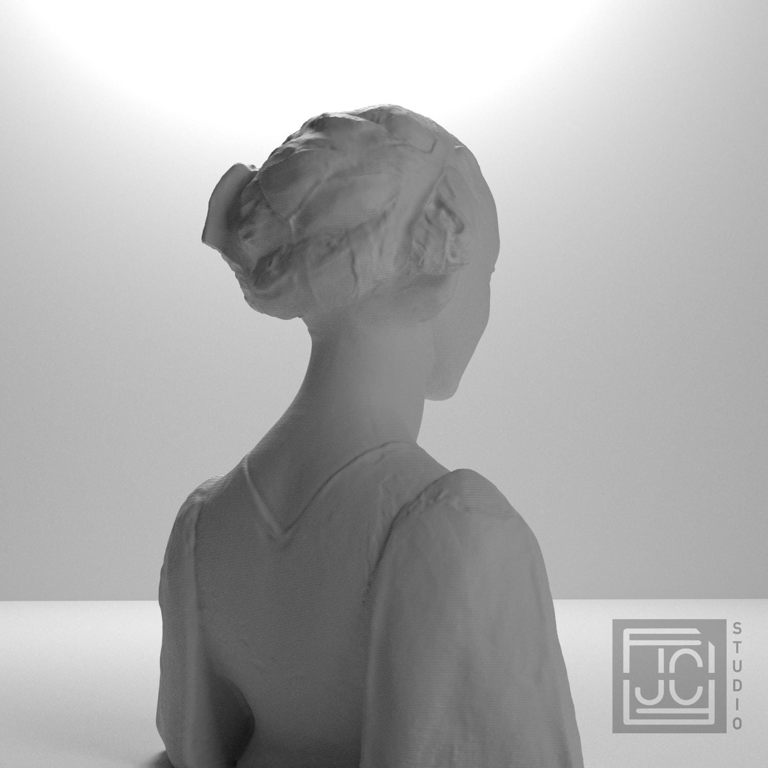 Portrait of a Woman 3D Printed Museum Replica
