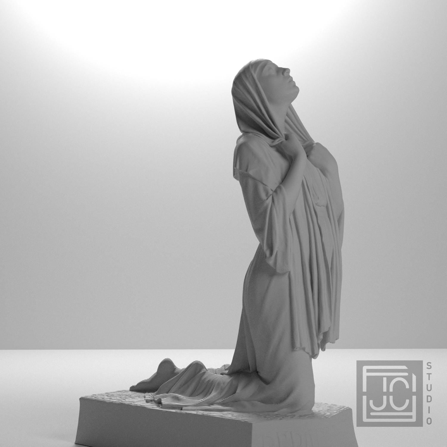 The Annunciation 3D Printed Collectible Sculpture