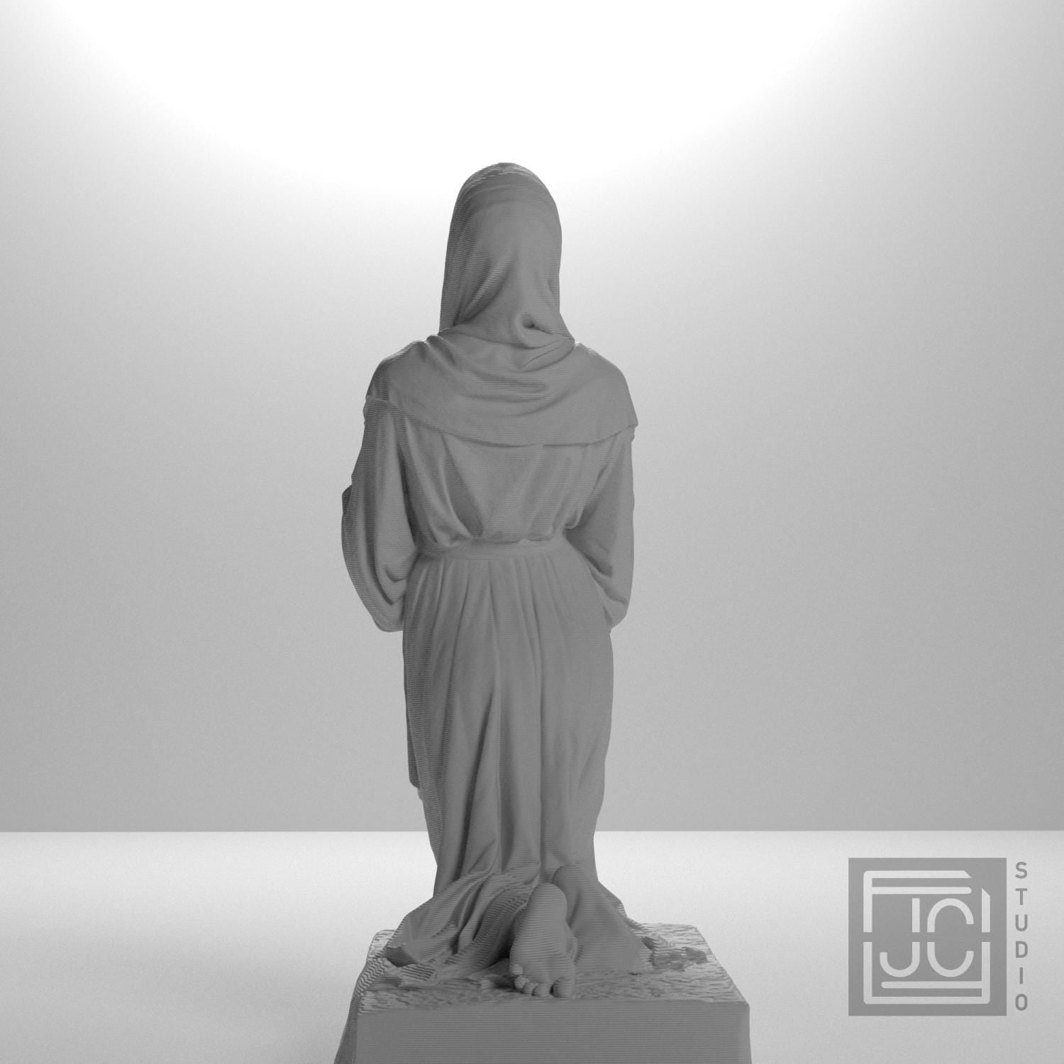 The Annunciation 3D Printed Collectible Sculpture