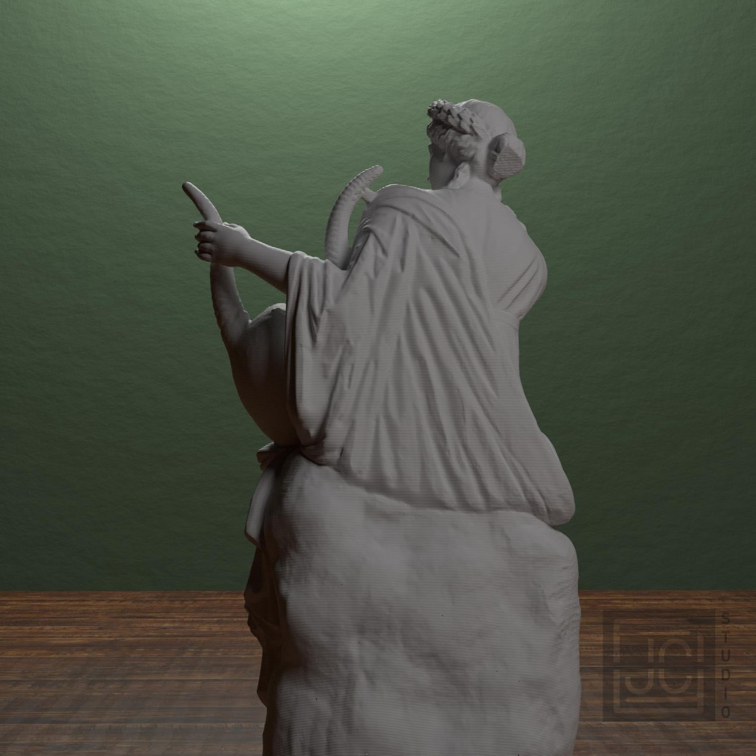 Terpsichore 3D Printed Museum Replica