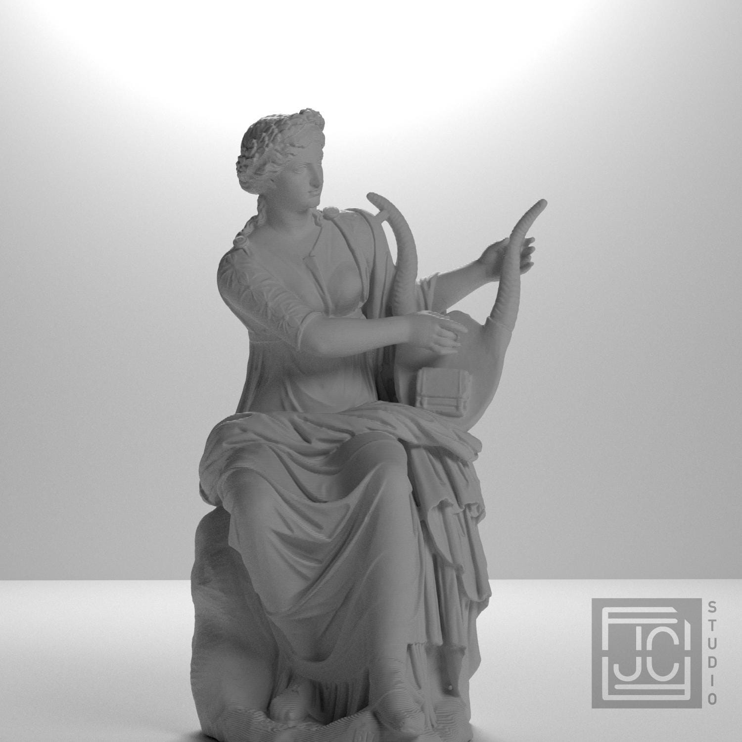 Terpsichore 3D Printed Museum Replica