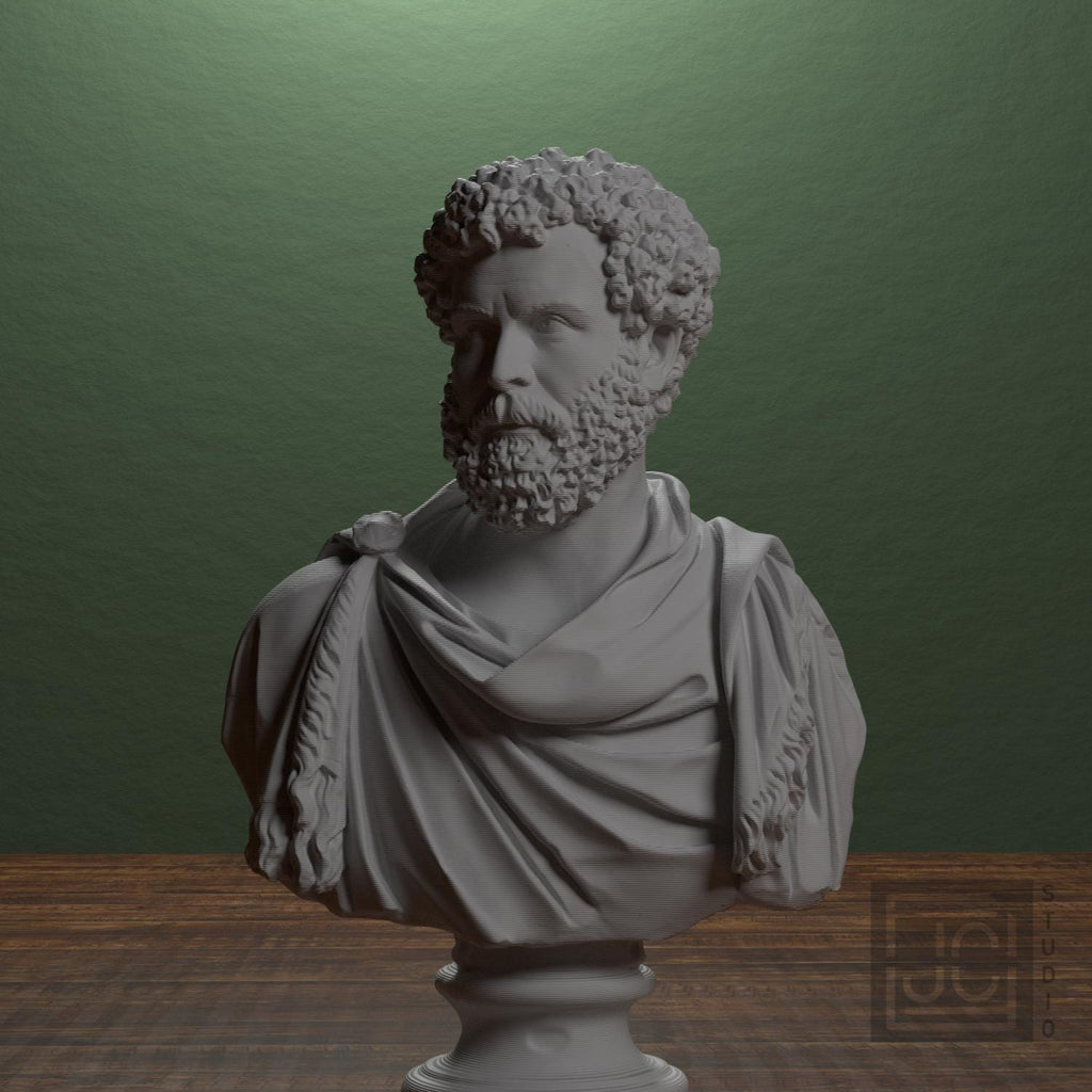 Draped Man (Formerly Clodius Albinus) 3D Printed Collectible Bust