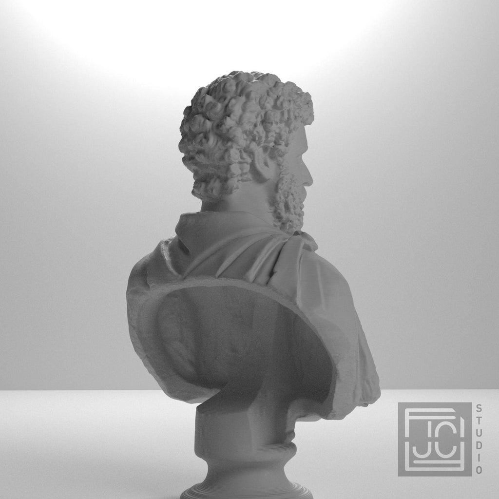 Draped Man (Formerly Clodius Albinus) 3D Printed Collectible Bust