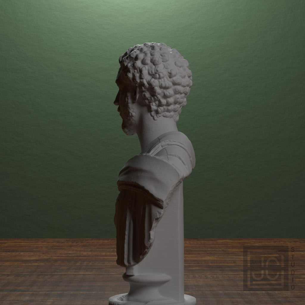 Portrait of a Man (Possibly Septimius Severus) 3D Printed Museum Replica