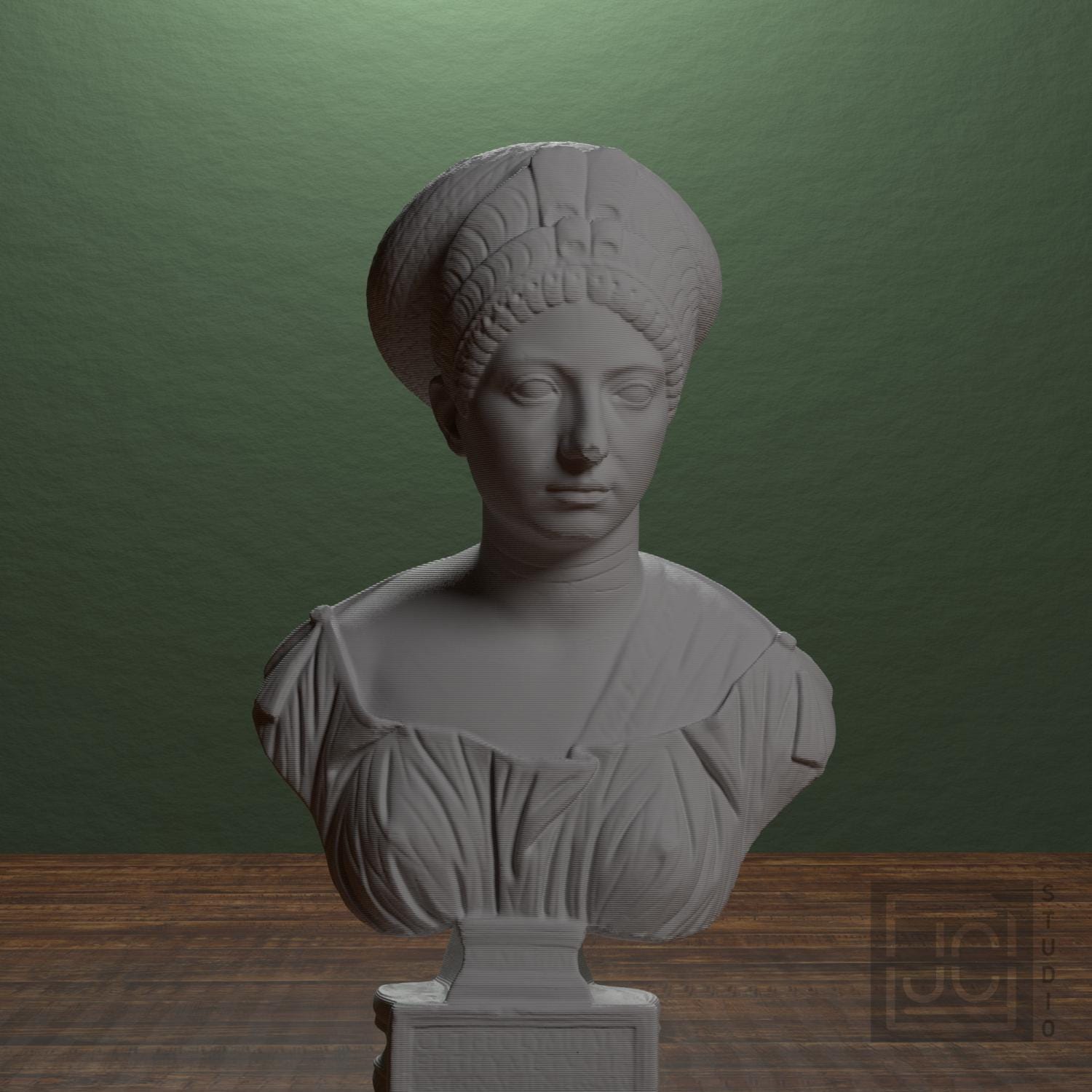 Claudia Olympias 3D Printed Collectible Bust