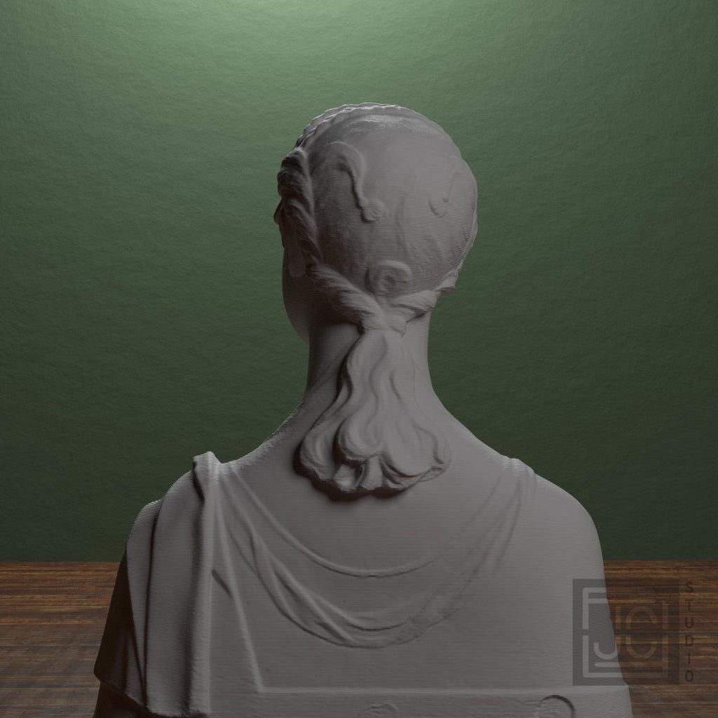 Portrait of a Young Girl 3D Printed Collectible Bust