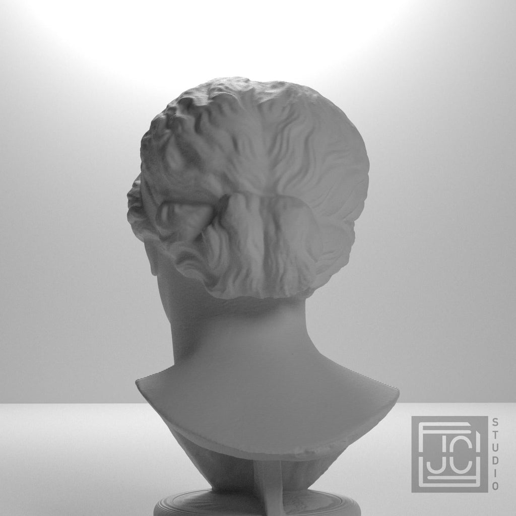 Nymph or Muse 3D Printed Collectible Bust