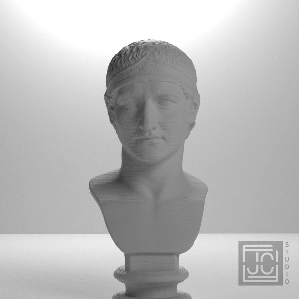 Drusus, Julio-Claudian Prince 3D Printed Collectible Bust