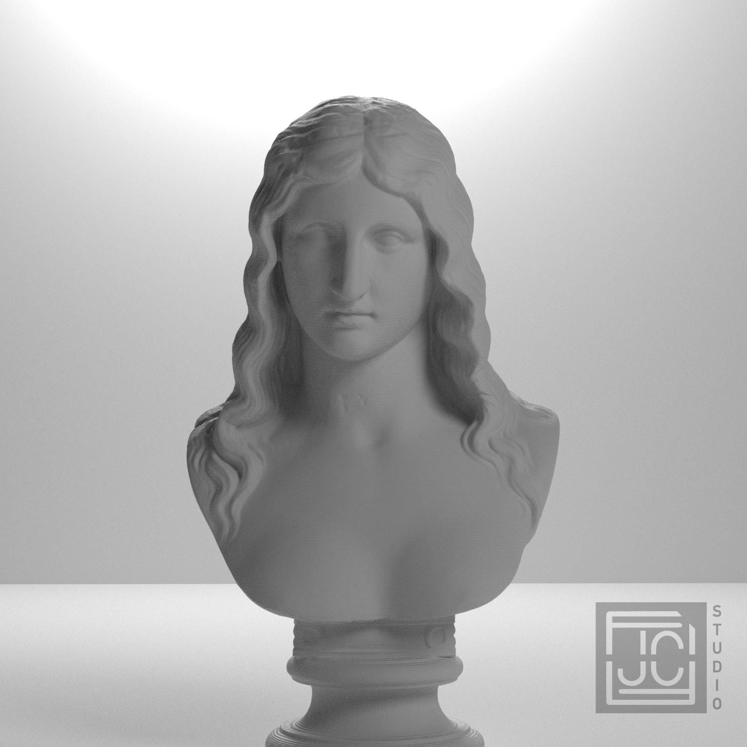 Barbarian Woman 3D Printed Collectible Bust