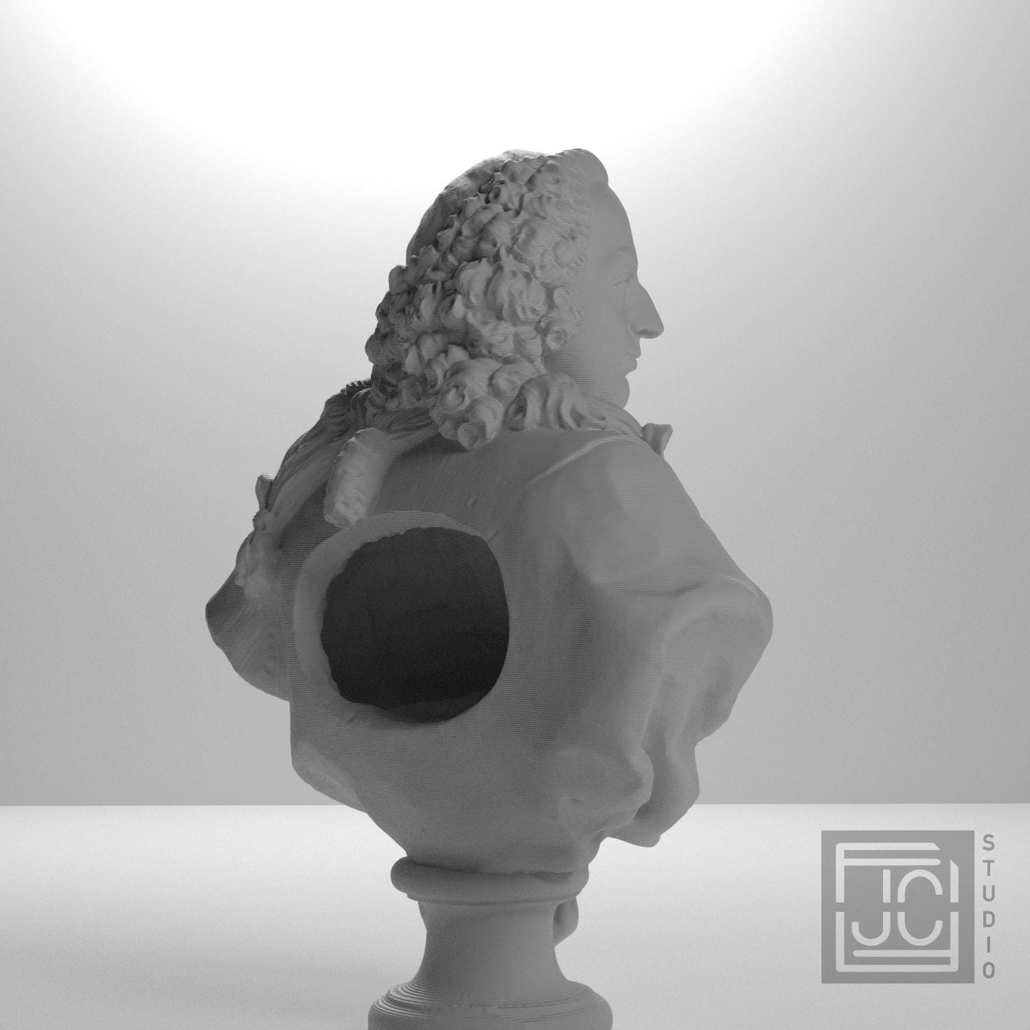 Martin Meytens the Younger 3D Printed Collectible Bust